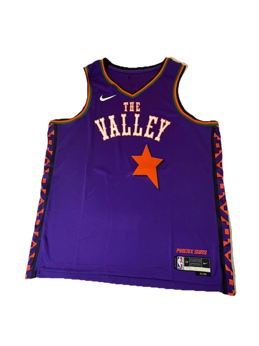 NWT Nike Phoenix Suns The Valley City Edition Swingman Jersey Mens XXL 56